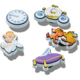 Cinderella 5-pak Jibbitz-vedhæng
