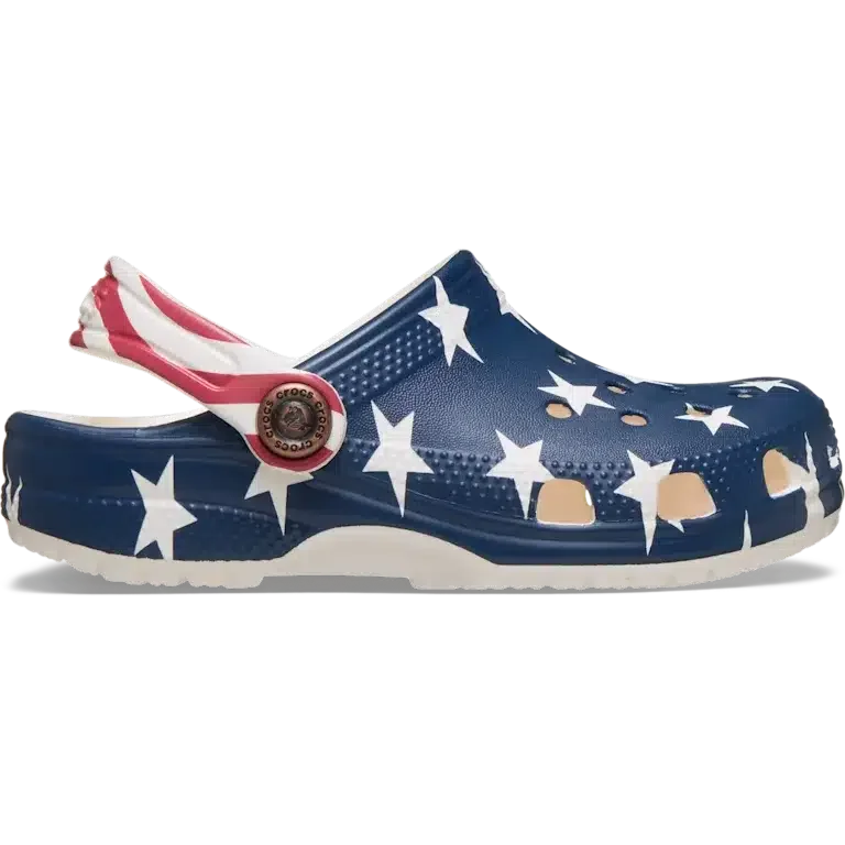Classic American Flag-Clog til småbørn Classic American Flag-Clog til småbørn