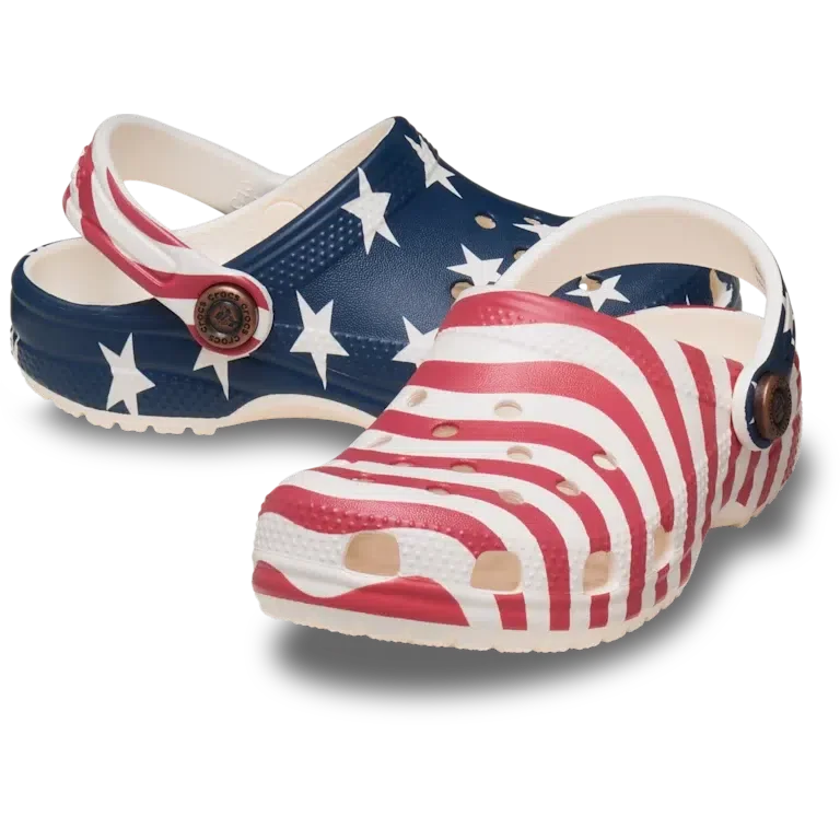 Classic American Flag-Clog til småbørn Classic American Flag-Clog til småbørn