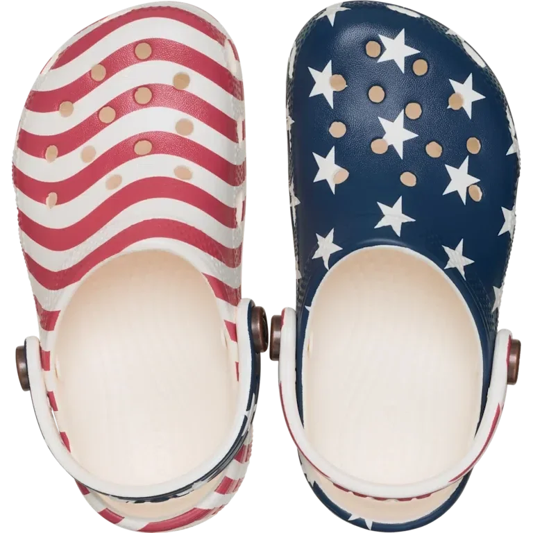 Classic American Flag-Clog til småbørn Classic American Flag-Clog til småbørn