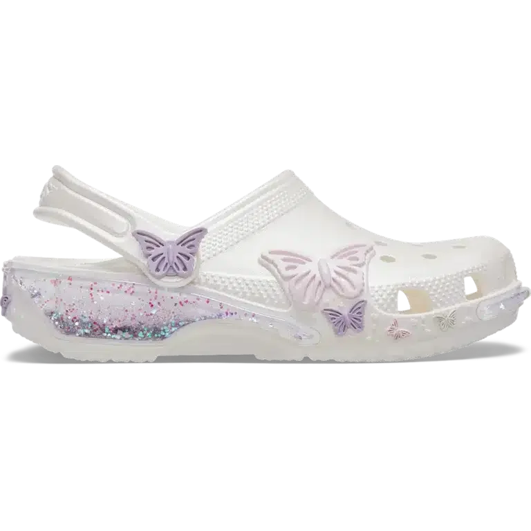 Classic Butterfly Sparkle Shaker-Clog til børn Classic Butterfly Sparkle Shaker-Clog til børn