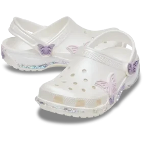 Classic Butterfly Sparkle Shaker-Clog til børn