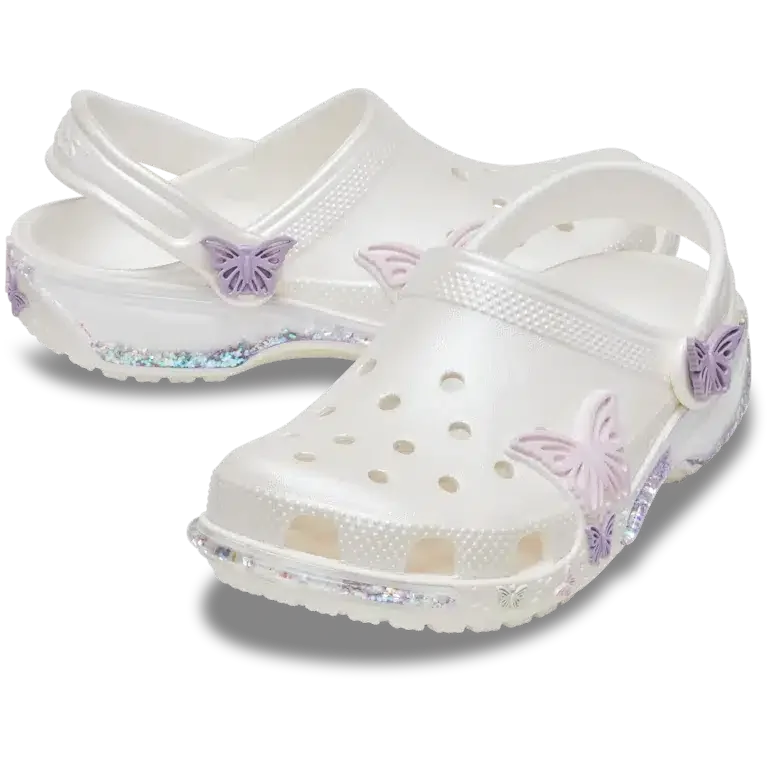Classic Butterfly Sparkle Shaker-Clog til børn Classic Butterfly Sparkle Shaker-Clog til børn