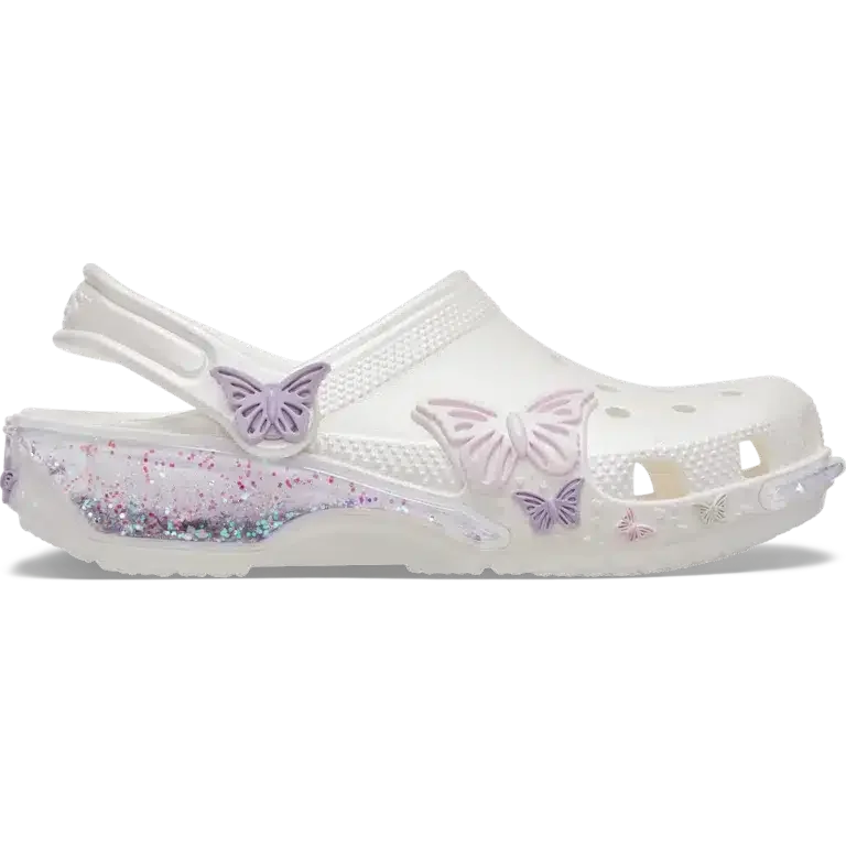 Classic Butterfly Sparkle Shaker-Clog til småbørn Classic Butterfly Sparkle Shaker-Clog til småbørn