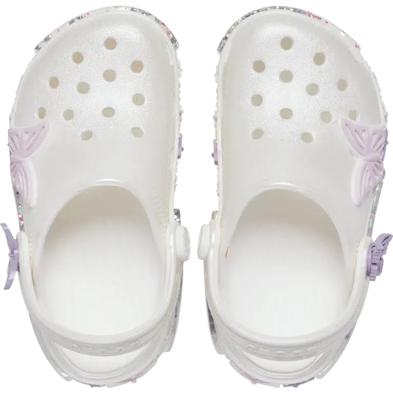 Classic Butterfly Sparkle Shaker-Clog til småbørn Classic Butterfly Sparkle Shaker-Clog til småbørn
