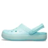 Classic Clog, gennemsigtig strandklog “Ice Blue”