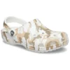 Classic Clog med camouflagemønster til stranden “White Camouflage”