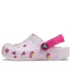 Classic Clog med grafisk print “Pink”