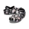 Classic Clog med print “Black Pink”