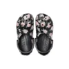 Classic Clog med print “Black Pink”