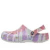 Classic Clog-mønster Crocs flad hæl sportslige farverige blå sandaler
