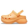 Classic Clog Retro Crocs med tyk sål, orange, små hval-sandaler