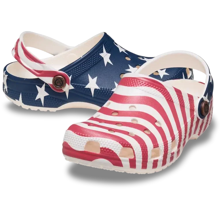 Classic Clog til børn med det amerikanske flag Classic Clog til børn med det amerikanske flag