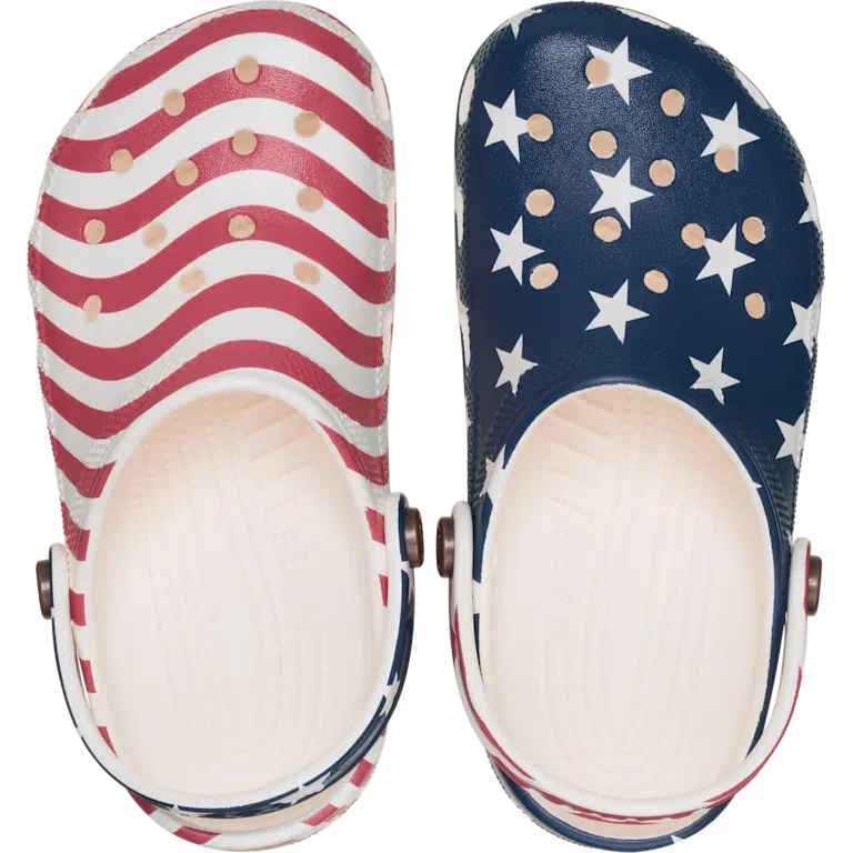 Classic Clog til børn med det amerikanske flag Classic Clog til børn med det amerikanske flag