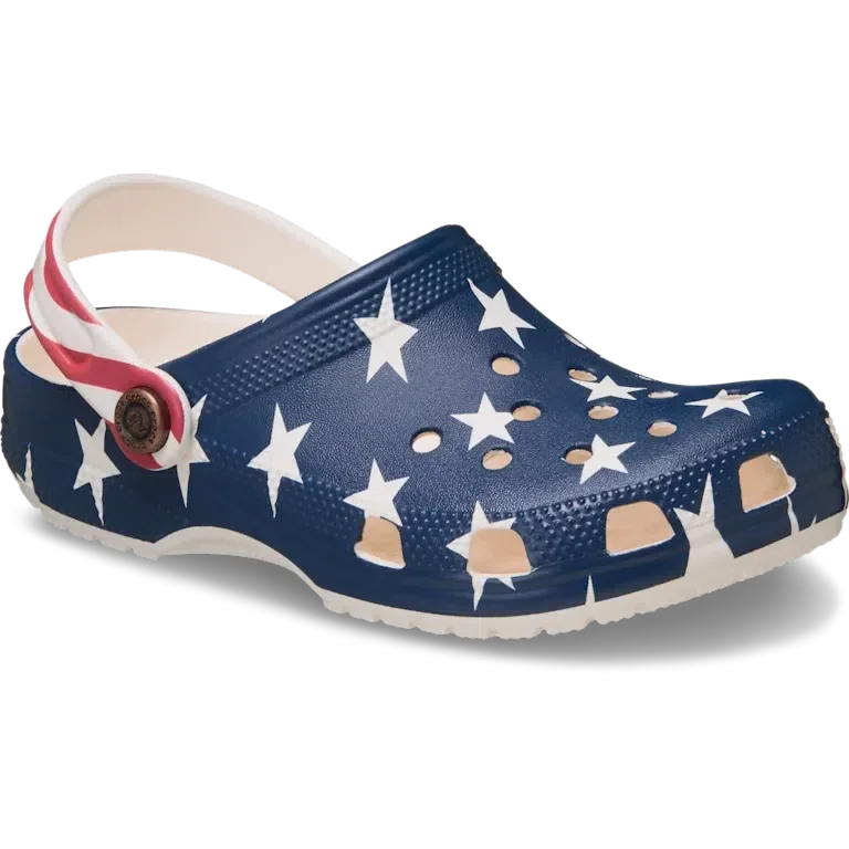 Classic Clog til børn med det amerikanske flag Classic Clog til børn med det amerikanske flag