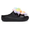 Classic Cozy Daisy Clogs “Black Multi”