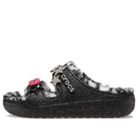 Classic Cozzzy Disco Glitter-sandaler “Black”