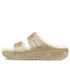 Classic Cozzzy Glitter Sandaler “Multi Gold”
