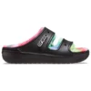 Classic Cozzzy Spray Dye-sandaler “Black Multi”