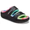 Classic Cozzzy Spray Dye-sandaler “Black Multi”