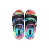 Classic Cozzzy Spray Dye-sandaler “Black Multi”