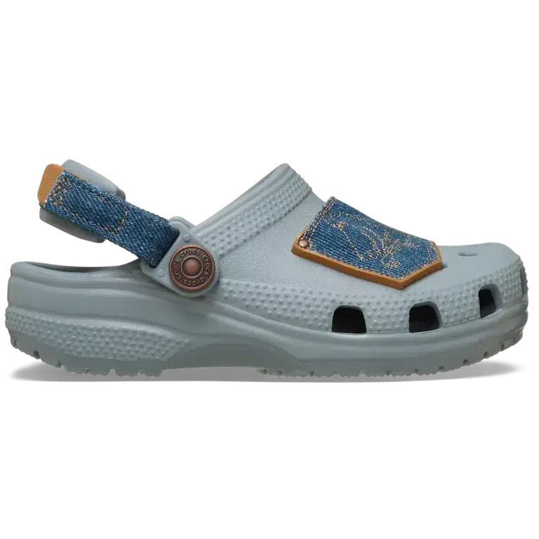 Classic Denim-Clog til småbørn med justerbar hælrem Classic Denim-Clog til småbørn med justerbar hælrem