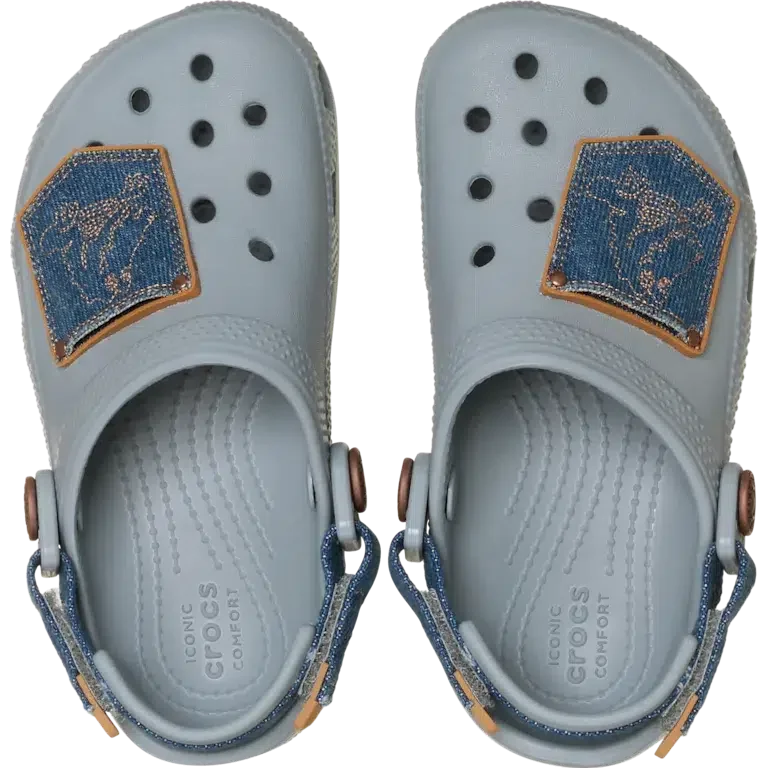 Classic Denim-Clog til småbørn med justerbar hælrem Classic Denim-Clog til småbørn med justerbar hælrem