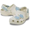 Classic Denim Flower-Clog til småbørn med justerbar bagrem Classic Denim Flower-Clog til småbørn med justerbar bagrem