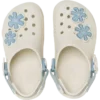 Classic Denim Flower-Clog til småbørn med justerbar bagrem Classic Denim Flower-Clog til småbørn med justerbar bagrem