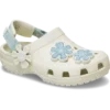 Classic Denim Flower-Clog til småbørn med justerbar bagrem Classic Denim Flower-Clog til småbørn med justerbar bagrem