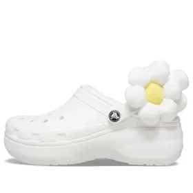 Classic Flower Clogs “Hvid”