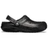 Classic Glitter Lined Clogs “Black”