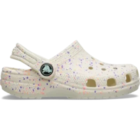 Classic Glow Paint Splatter-Clog til børn