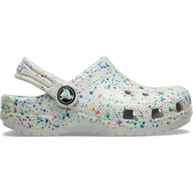 Classic Glow Paint Splatter-Clog til børn