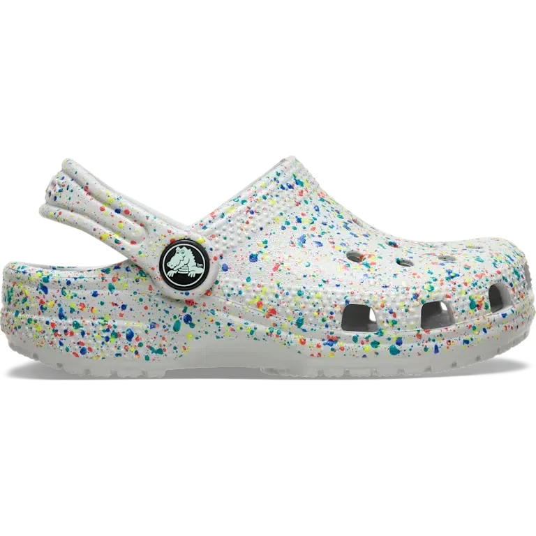 Classic Glow Paint Splatter-Clog til børn Classic Glow Paint Splatter-Clog til børn