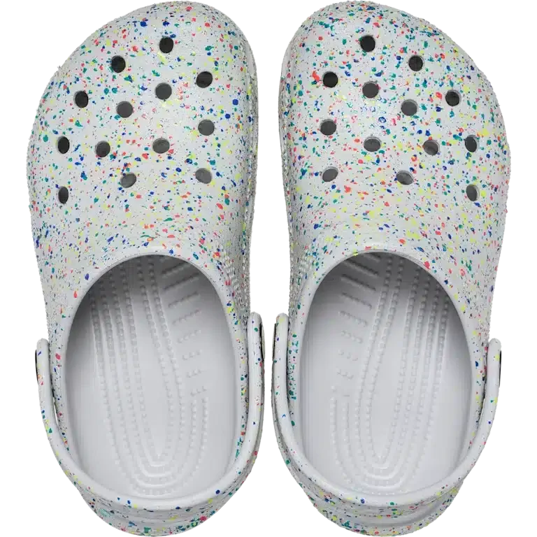 Classic Glow Paint Splatter-Clog til børn Classic Glow Paint Splatter-Clog til børn