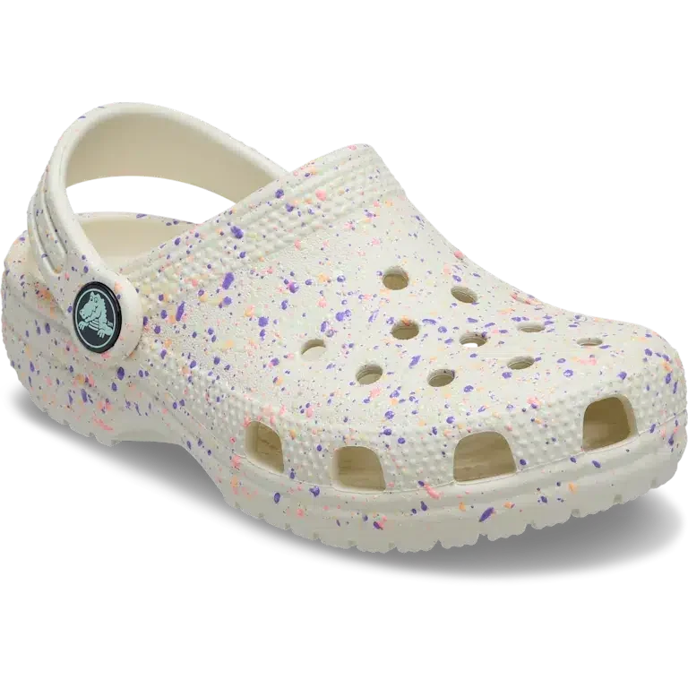 Classic Glow Paint Splatter-Clog til børn Classic Glow Paint Splatter-Clog til børn