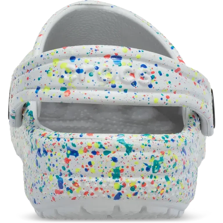 Classic Glow Paint Splatter-Clog til børn Classic Glow Paint Splatter-Clog til børn