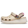 Classic Hiker Clogs “Beige, hvid, rød”