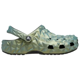 Classic iriserende geometrisk Clog “Grøn”