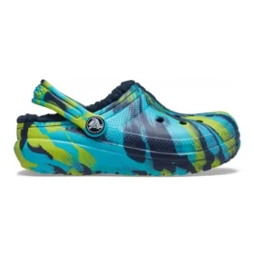 Classic Lined Clog “Blue Tie-Dye”