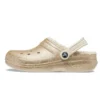 Classic Lined Clog “Gold White”