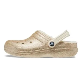 Classic Lined Clog “Gold White”