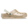 Classic Lined Clog “Gold White”