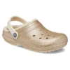 Classic Lined Clog “Gold White”