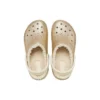 Classic Lined Clog “Gold White”