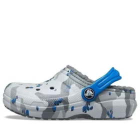 Classic Lined Clog “Grå Hvid Blå”