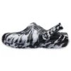 Classic Lined Clog udendørs sandaler “Marbled White Black”