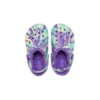 Classic Lined Clog with Marbling “Neon Purple Multi”