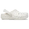 Classic Lined Geometric Clogs “White”